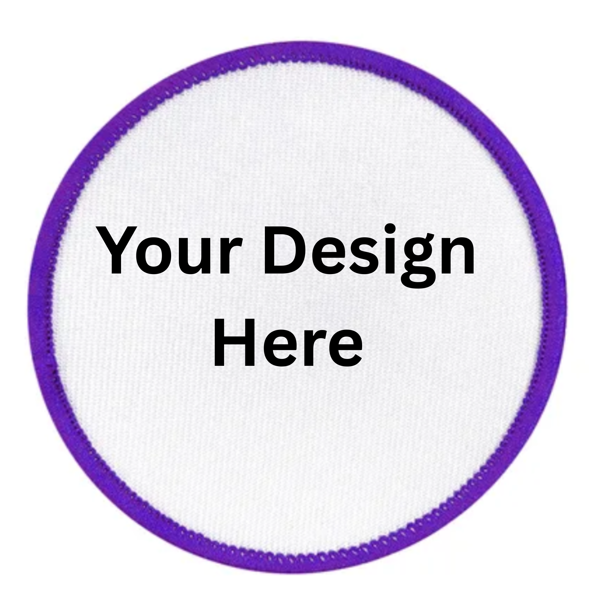Custom Iron-On Badge / Patch, 3 Inch Personalized Design