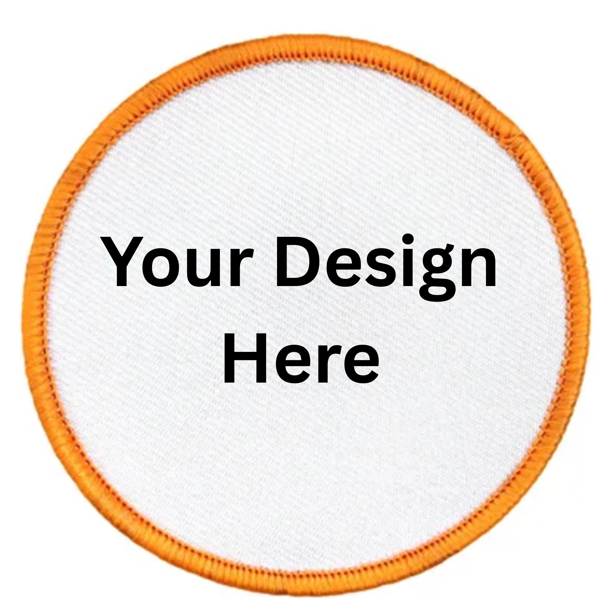 Custom Iron-On Badge / Patch, 3 Inch Personalized Design