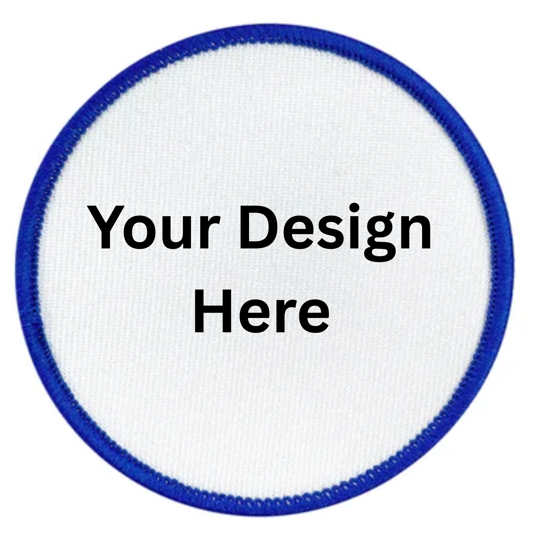 Custom Iron-On Badge / Patch, 3 Inch Personalized Design