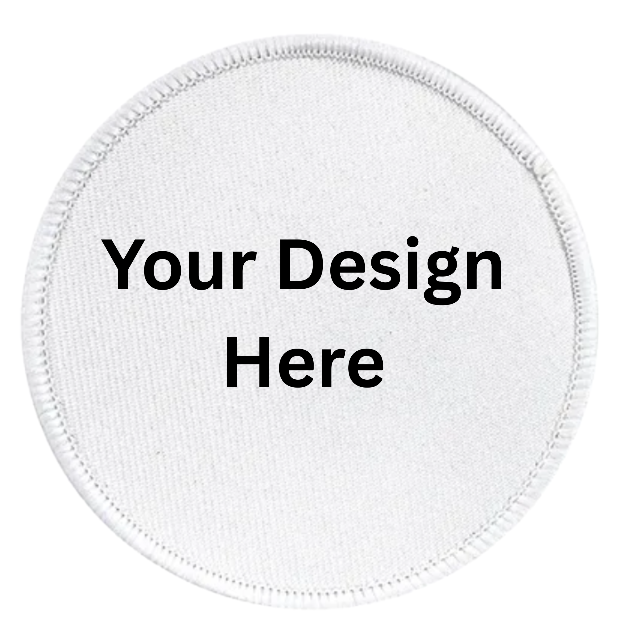 Custom Iron-On Badge / Patch, 3 Inch Personalized Design