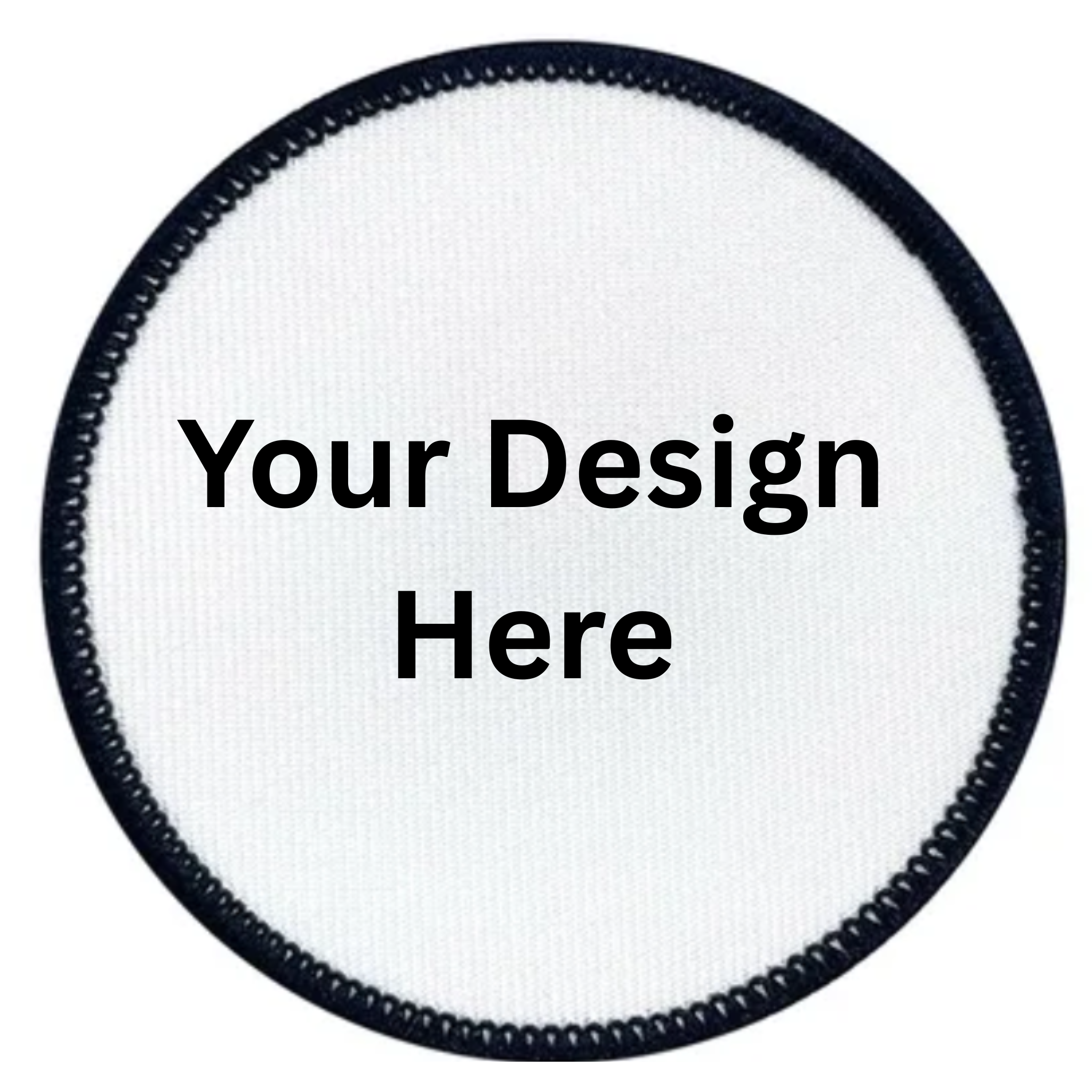 Custom Iron-On Badge / Patch, 3 Inch Personalized Design