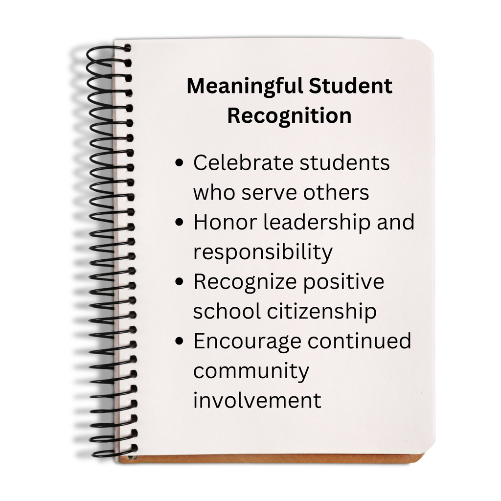 Global Student Citizenship & Service Award | Student Recognition Certificate