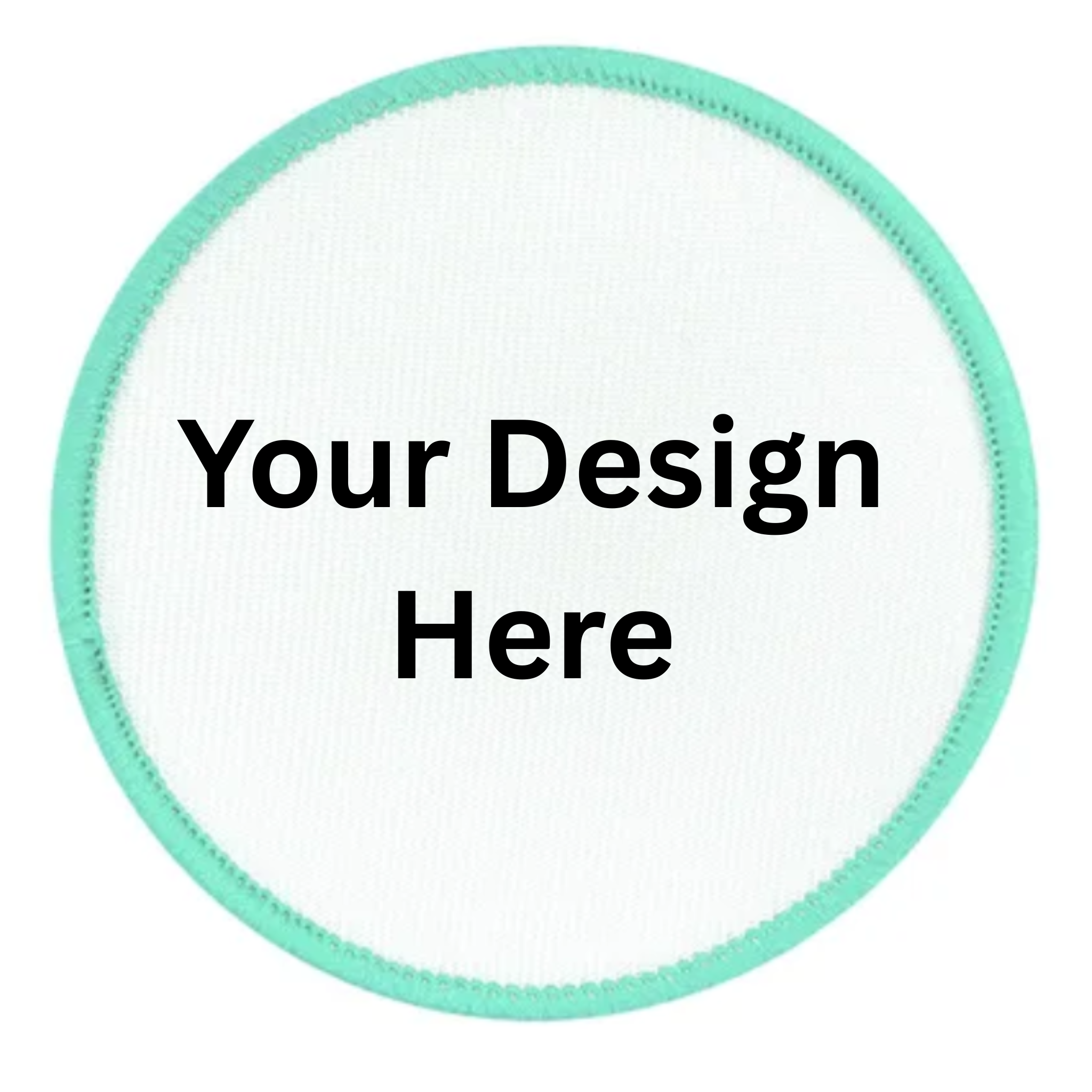 Custom Iron-On Badge / Patch, 3 Inch Personalized Design