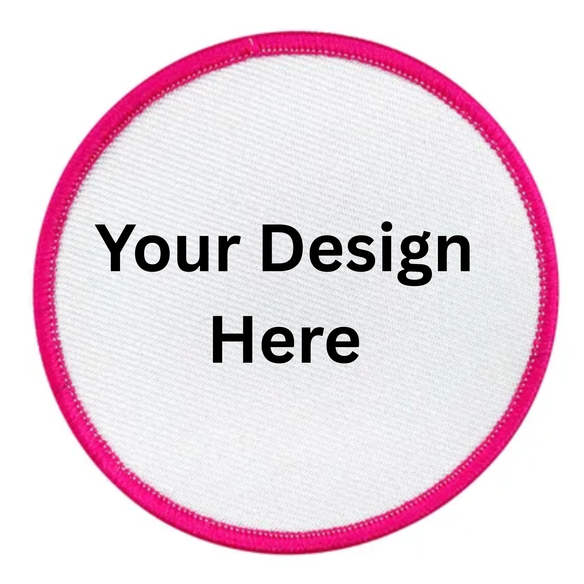 Custom Iron-On Badge / Patch, 3 Inch Personalized Design